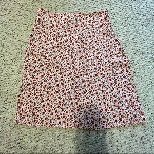 RARE NWOT Brandy Melville Floral Skirt